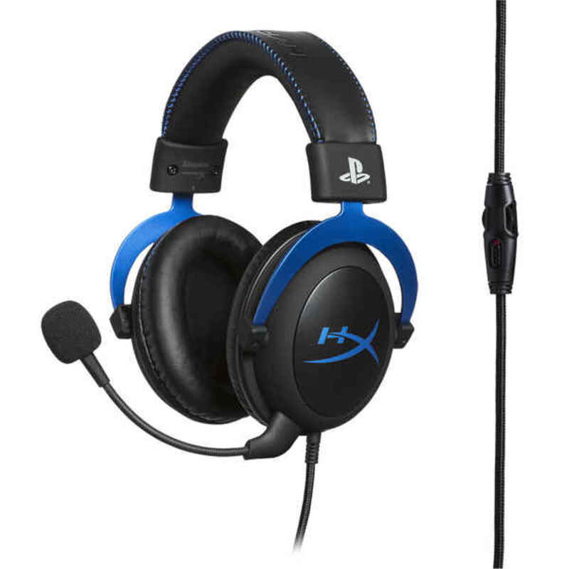 Auricolari con Microfono Hyperx Cloud PS4 Nero Azzurro
