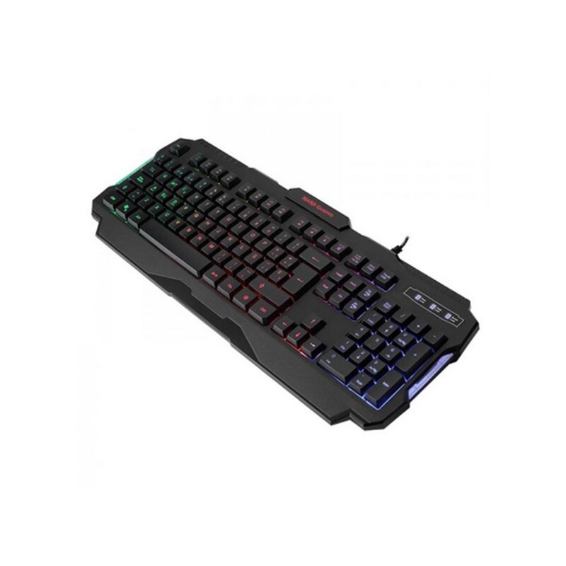 Tastiera per Giochi Mars Gaming MRK0 RGB USB 2.0 Nero