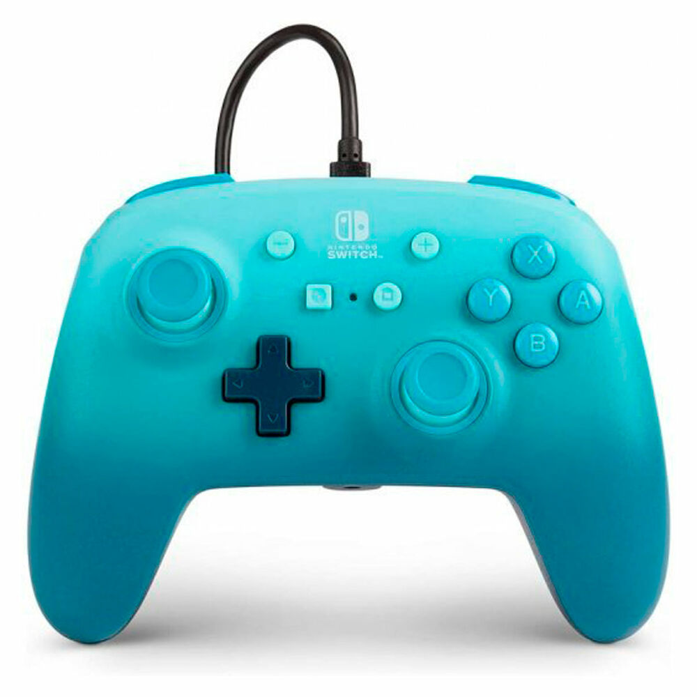 Pro Controller per Nintendo Switch + Cavo USB Nintendo Aquatic Fantasy Azzurro