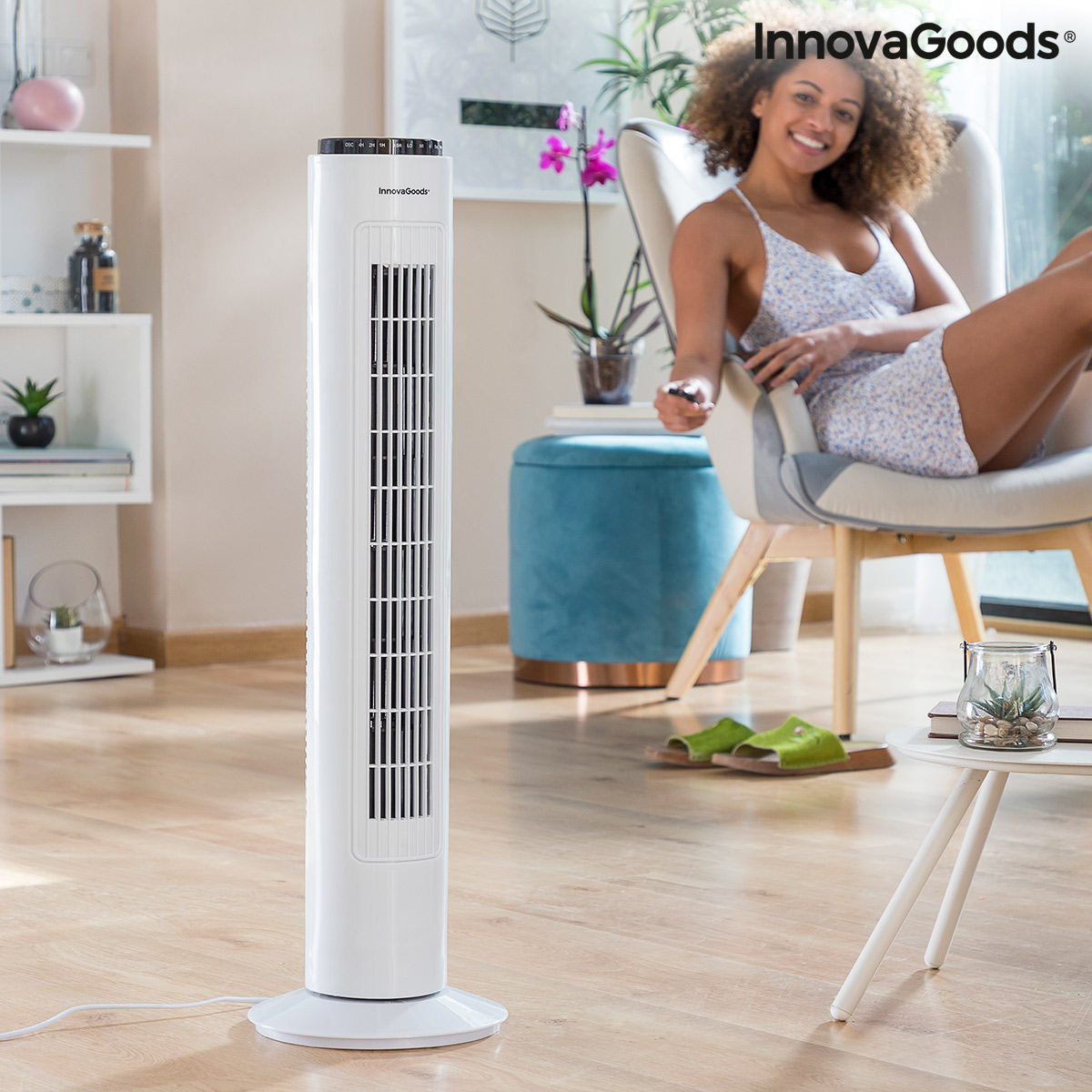 Ventilatore a Torre con Telecomando Towarie InnovaGoods