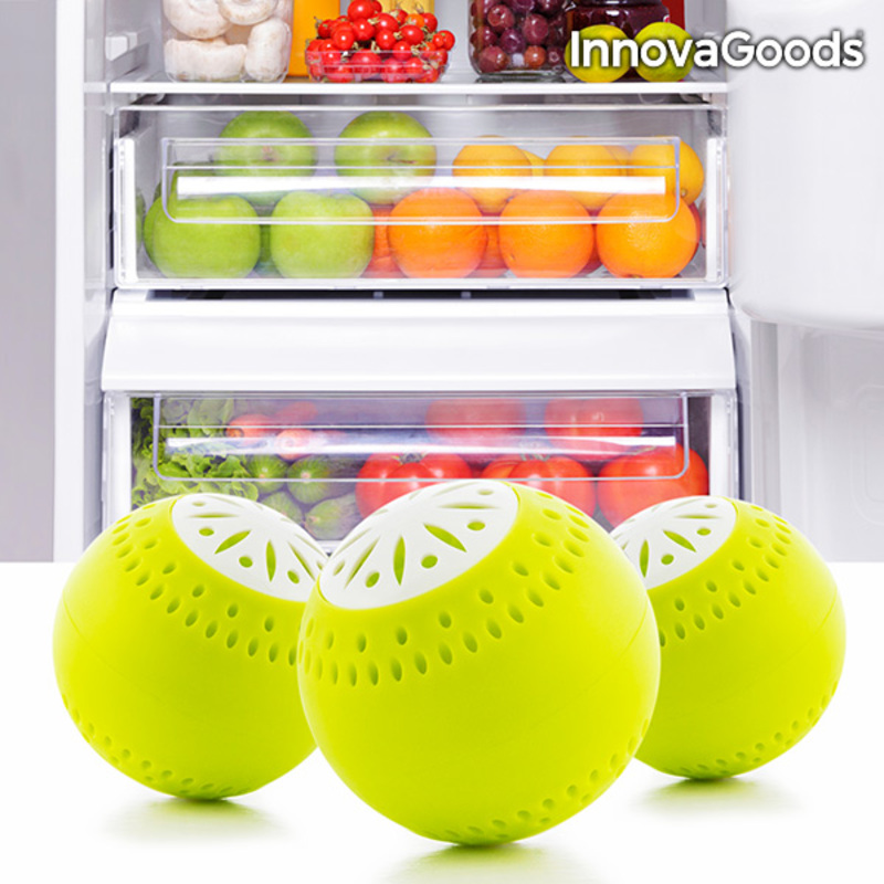 Sfere Ecologiche per Frigo InnovaGoods 3 UnitÃ 