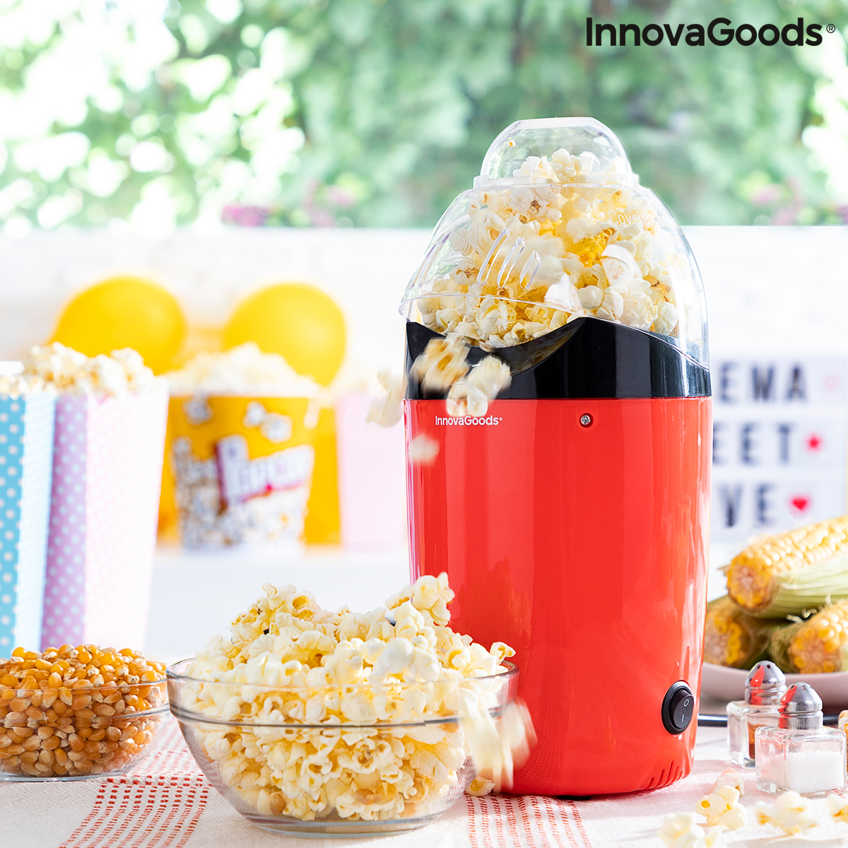 Macchina per Popcorn ad Aria Calda Popcot InnovaGoods