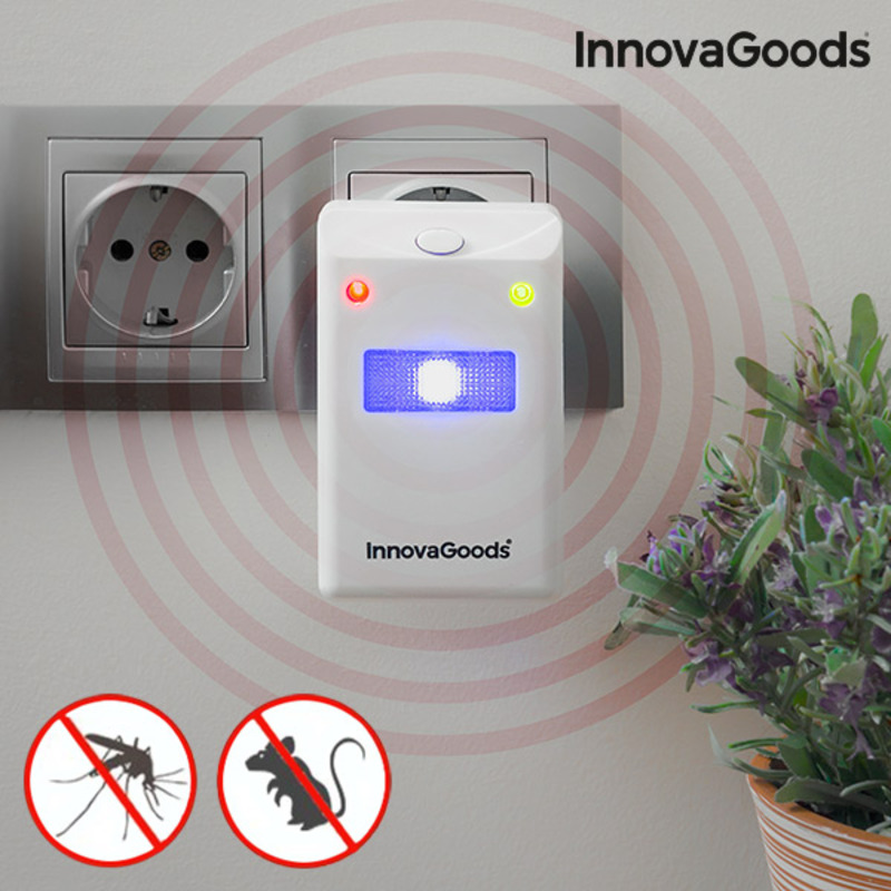 Repellente per Insetti e Roditori con LED InnovaGoods