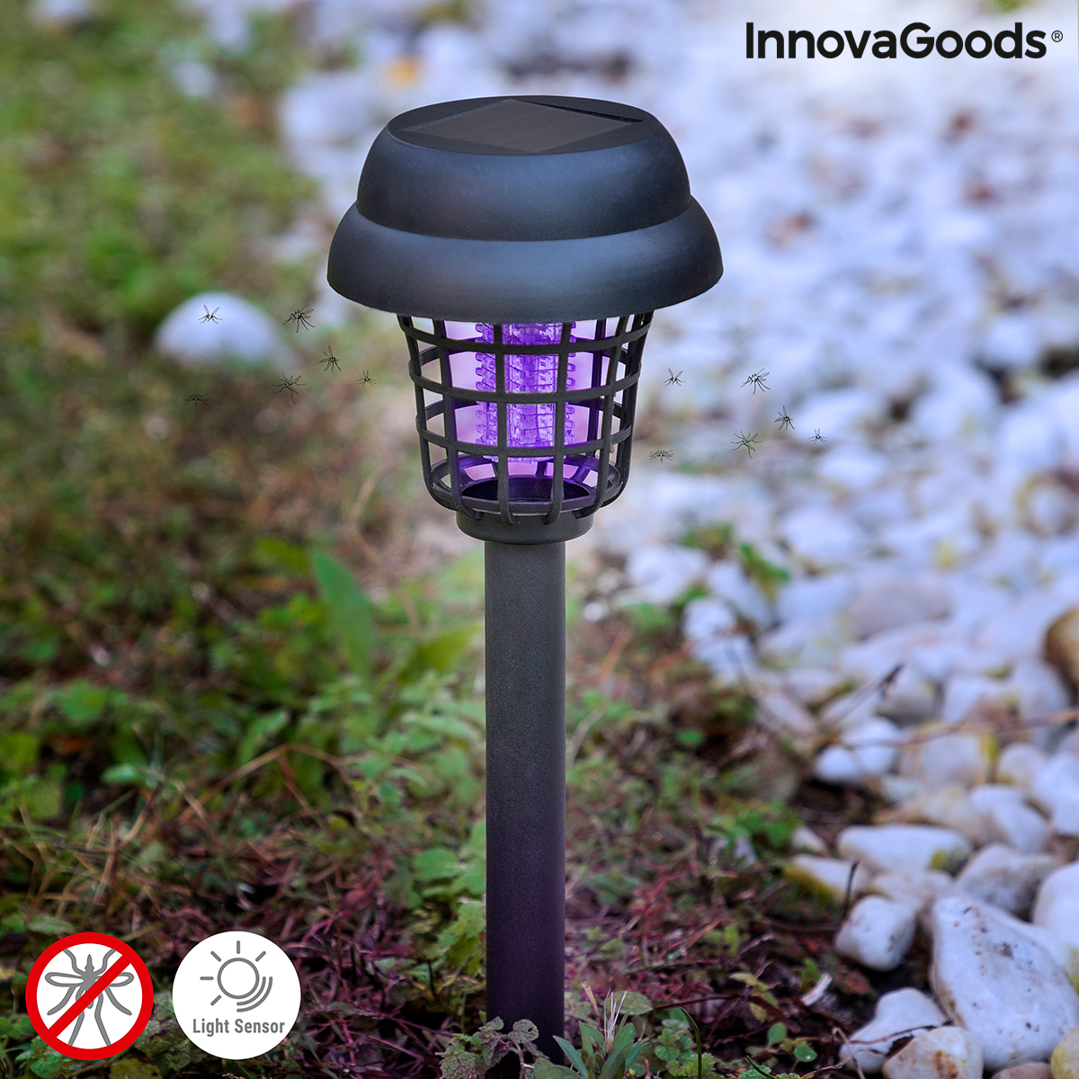 Lampada Solare Antizanzare per Giardino Garlam InnovaGoods