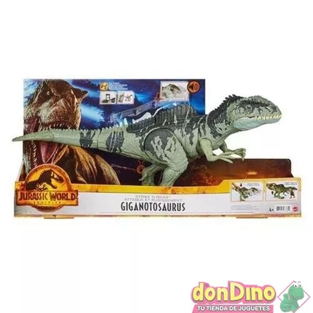 Dinosauro Jurassic World Mattel Dominion Strike N' Roar