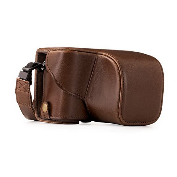 Custodia per Fotocamera MG407 Sony Alpha A6300/A6000 (16-50 mm) Marrone Pelle (Refurbished A+)