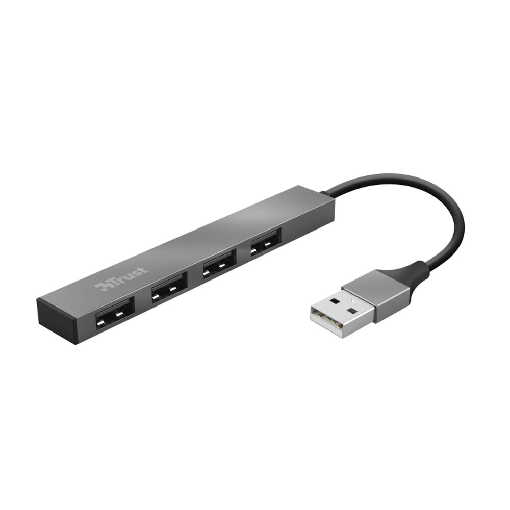 Hub USB Trust 23786 USB x 4 Grigio