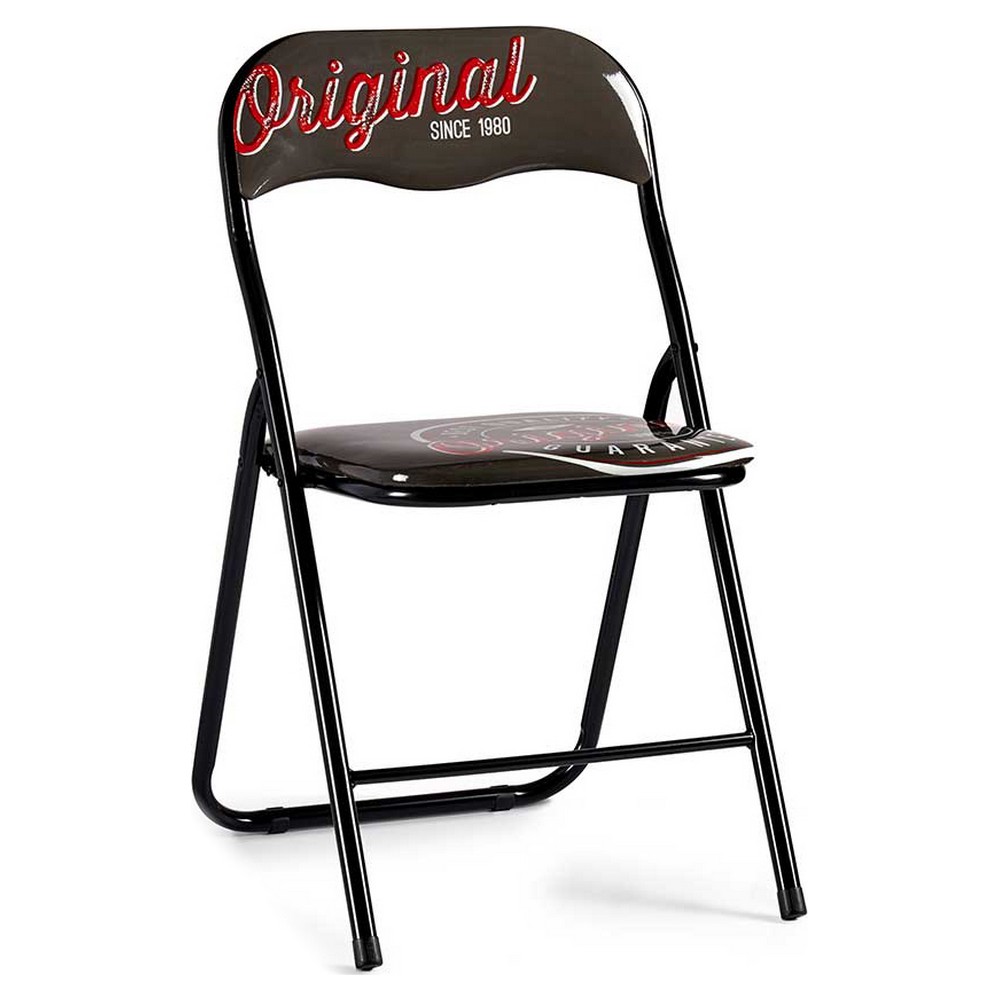 Sedia Pieghevole PVC Metallo (44 x 79 x 47,5 cm)