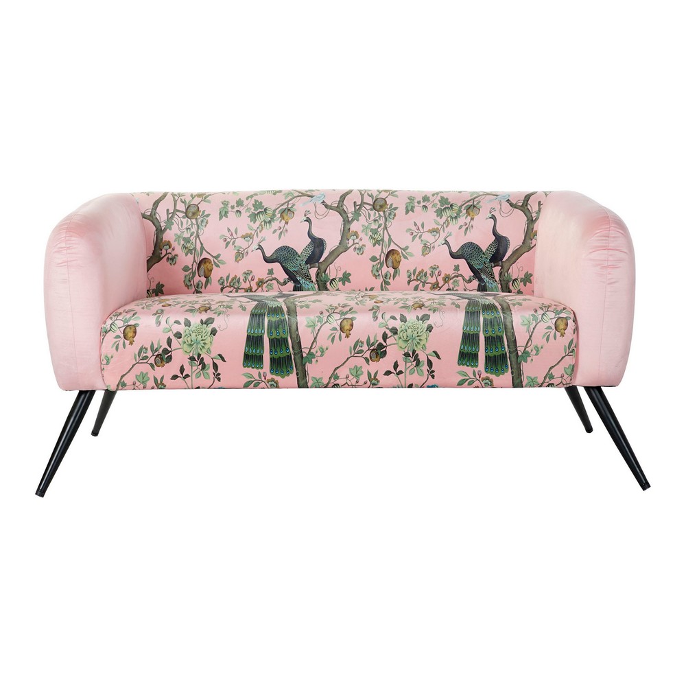 Divano DKD Home Decor Poliestere Metallo Pavone (140 x 71 x 71 cm)