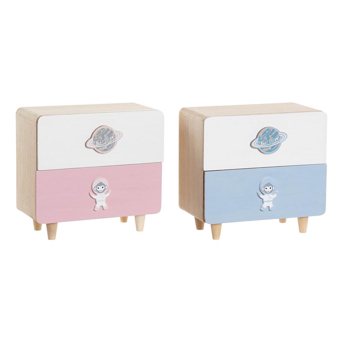 Cassettiera DKD Home Decor ? Legno MDF (2 pcs) (20 x 10 x 19 cm)