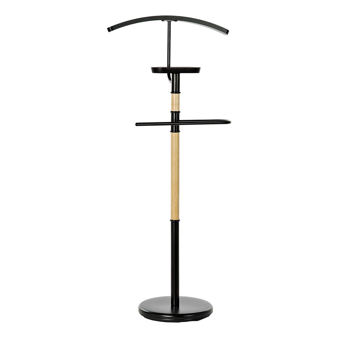 Maggiordomo appendiabiti DKD Home Decor Metallo Legno d'albero della gomma (46 x 28 x 111 cm)