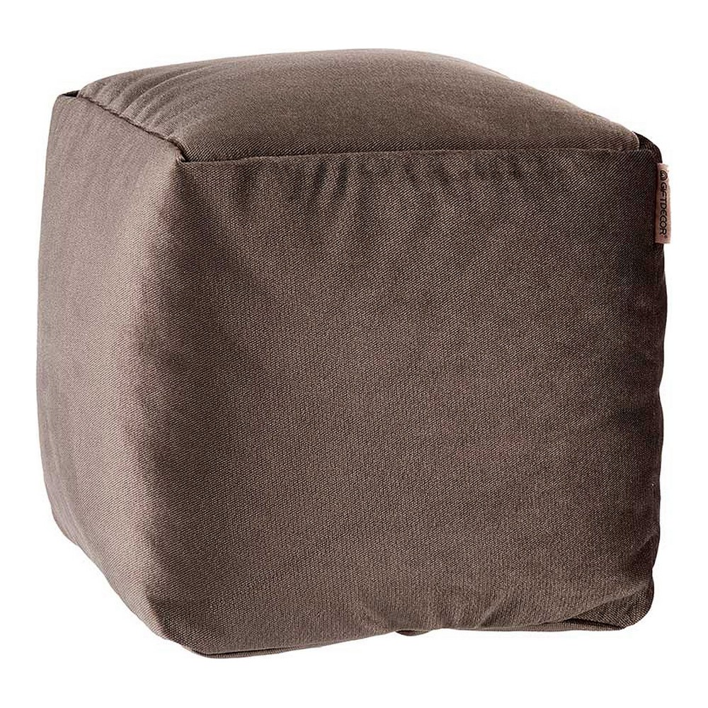 Puff Grigio Poliestere polistirene (30 x 30 x 30 cm)