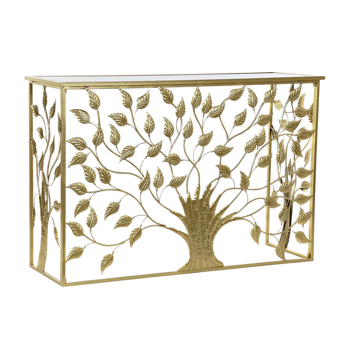Ingresso DKD Home Decor Specchio Albero Dorato Metallo (120 x 40 x 80 cm)