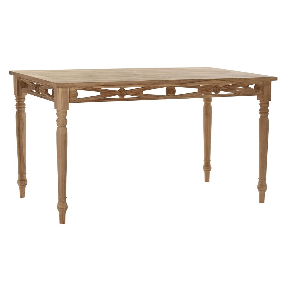 Tavolo da Pranzo DKD Home Decor Teca (140 x 70 x 75,5 cm)