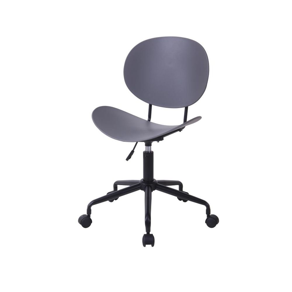 Sedia DKD Home Decor Metallo Grigio scuro Polipropilene (PP) (51 x 46 x 86 cm)