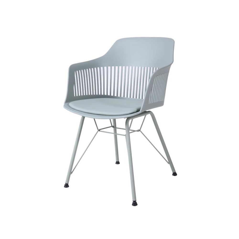 Sedia DKD Home Decor Metallo Verde Polipropilene (PP) (56 x 53 x 81 cm)