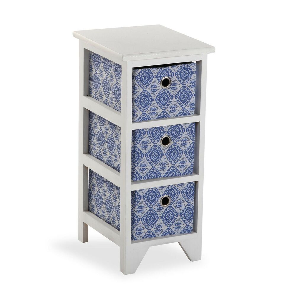 Cassettiera Versa Aveiro 3 cassetti Piastrella Legno MDF (30 x 56 x 25 cm)