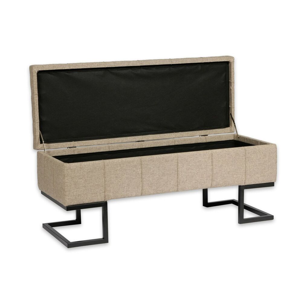 Piede del letto Versa Beige (42 x 40 x 105 cm)