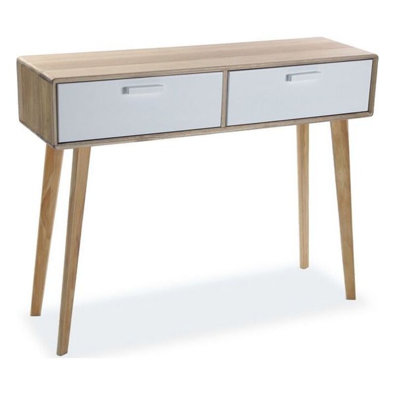 Ingresso con 2 Cassetti Nordic Legno di pino Legno di  paulownia (30 x 78 x 100 cm)