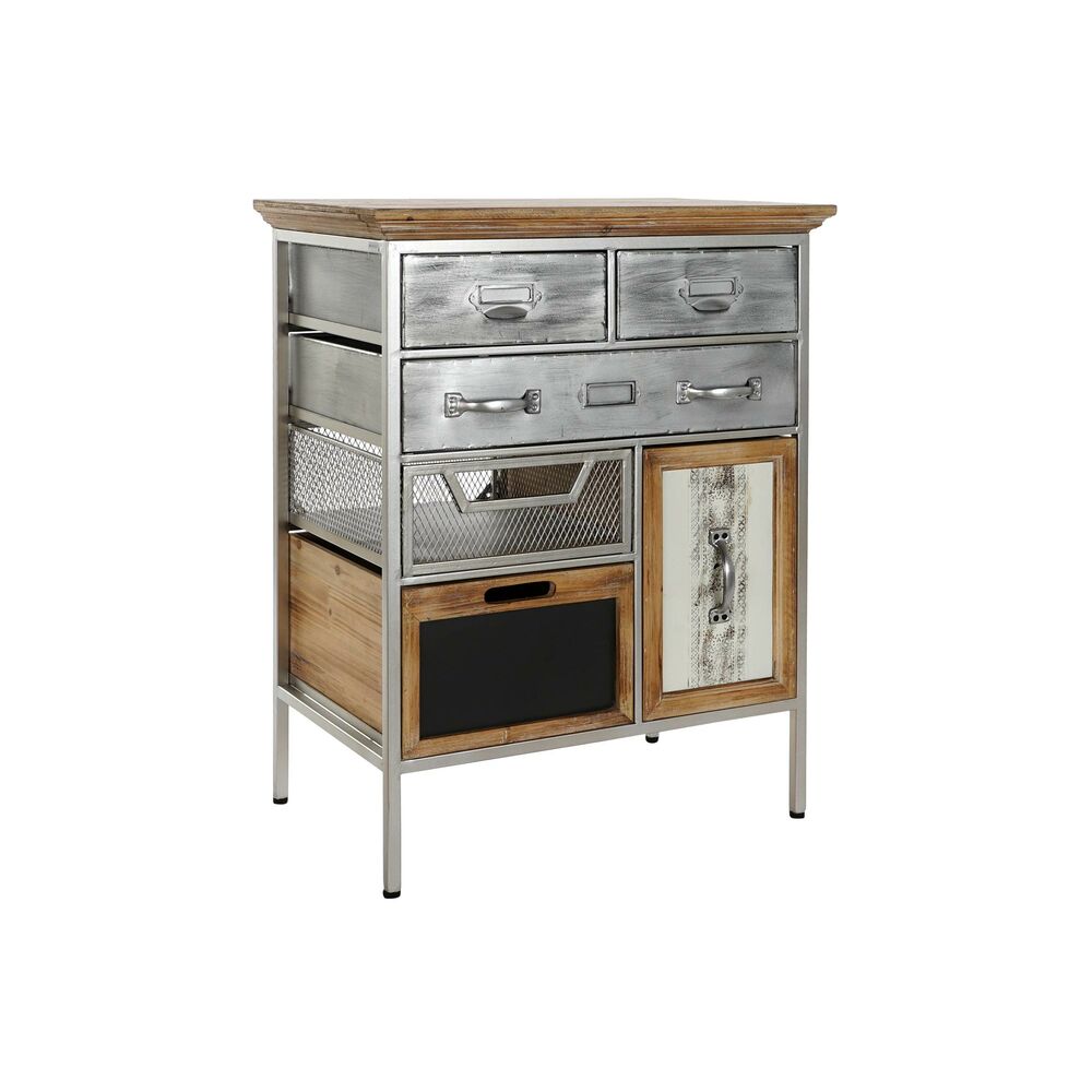 Cassettiera DKD Home Decor ?S3022390 Abete Metallo (60.5 x 38.5 x 80.5 cm)