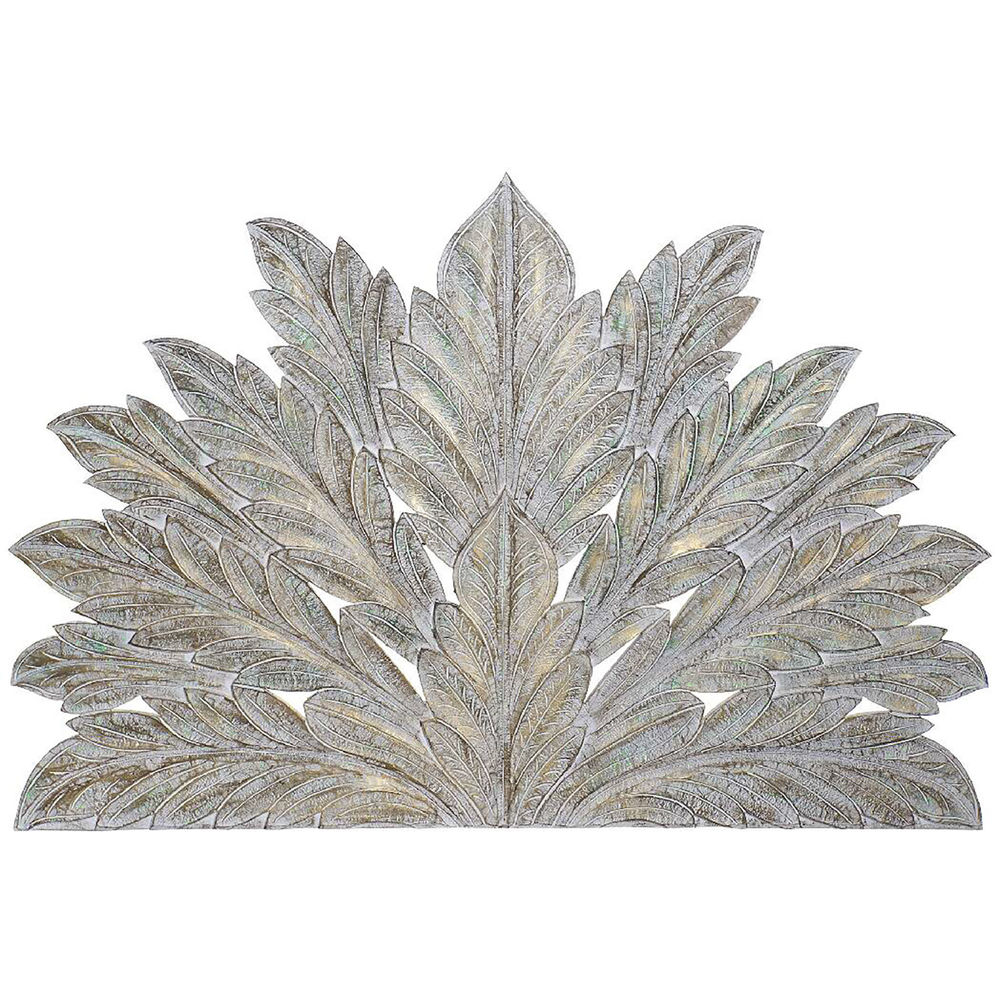 Testiera del Letto DKD Home Decor Bianco Dorato Legno MDF (183 x 3 x 121 cm)