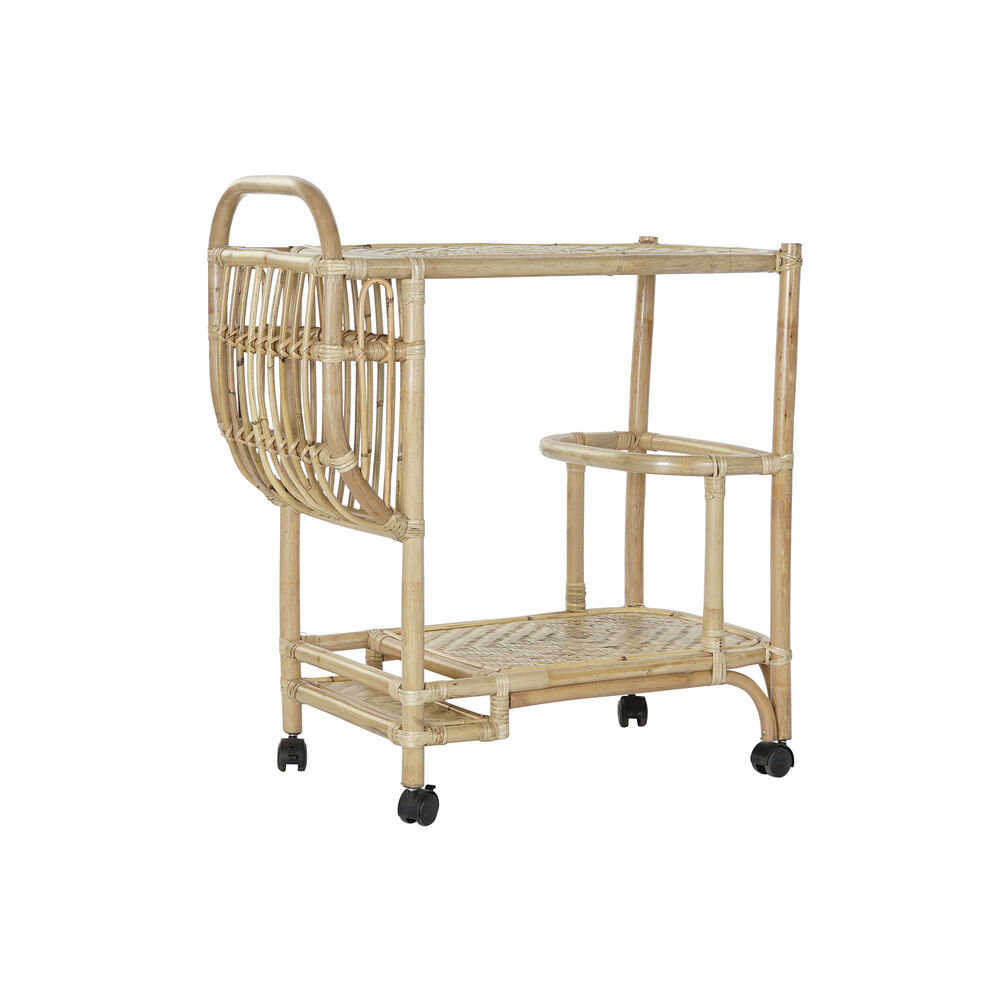 Carrello Multiuso DKD Home Decor BambÃ¹ Rattan (72 x 38 x 80 cm)