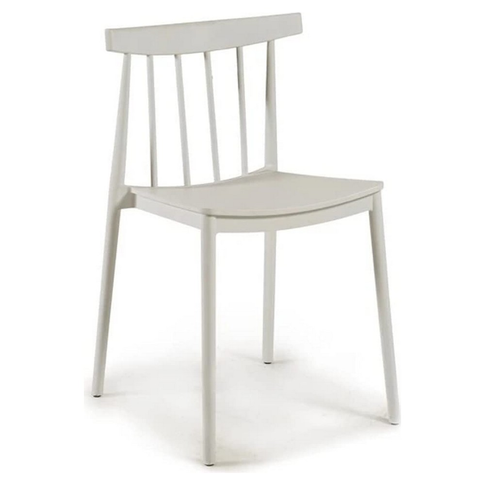 Sedia da Sala da Pranzo ?S3600661 Bianca Plastica (49 x 65 x 45 cm) (49 x 78 x 45 cm)