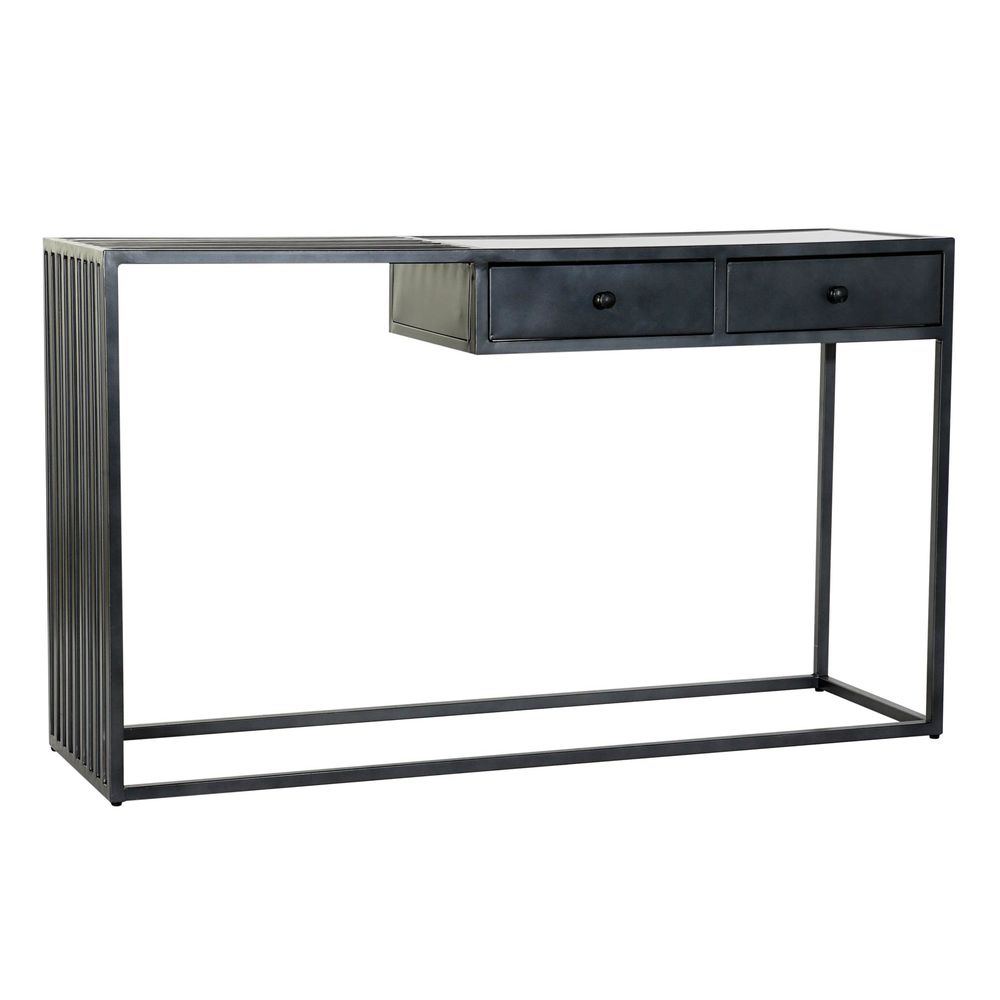 Tavolo Aggiuntivo DKD Home Decor Metallo Marmo (130 x 40 x 76 cm)