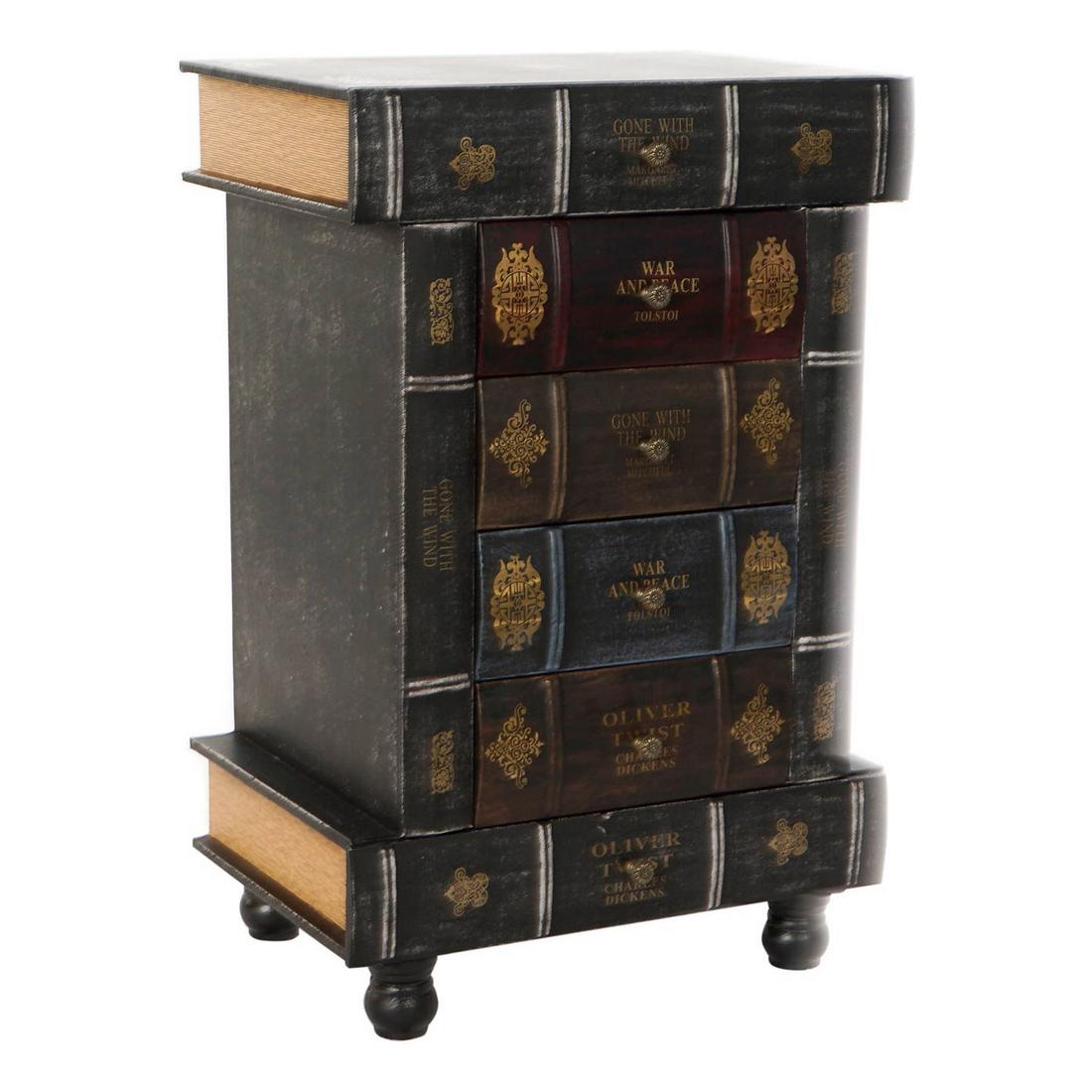 Cassettiera DKD Home Decor Poliuretano Legno MDF (50 x 35 x 77 cm)