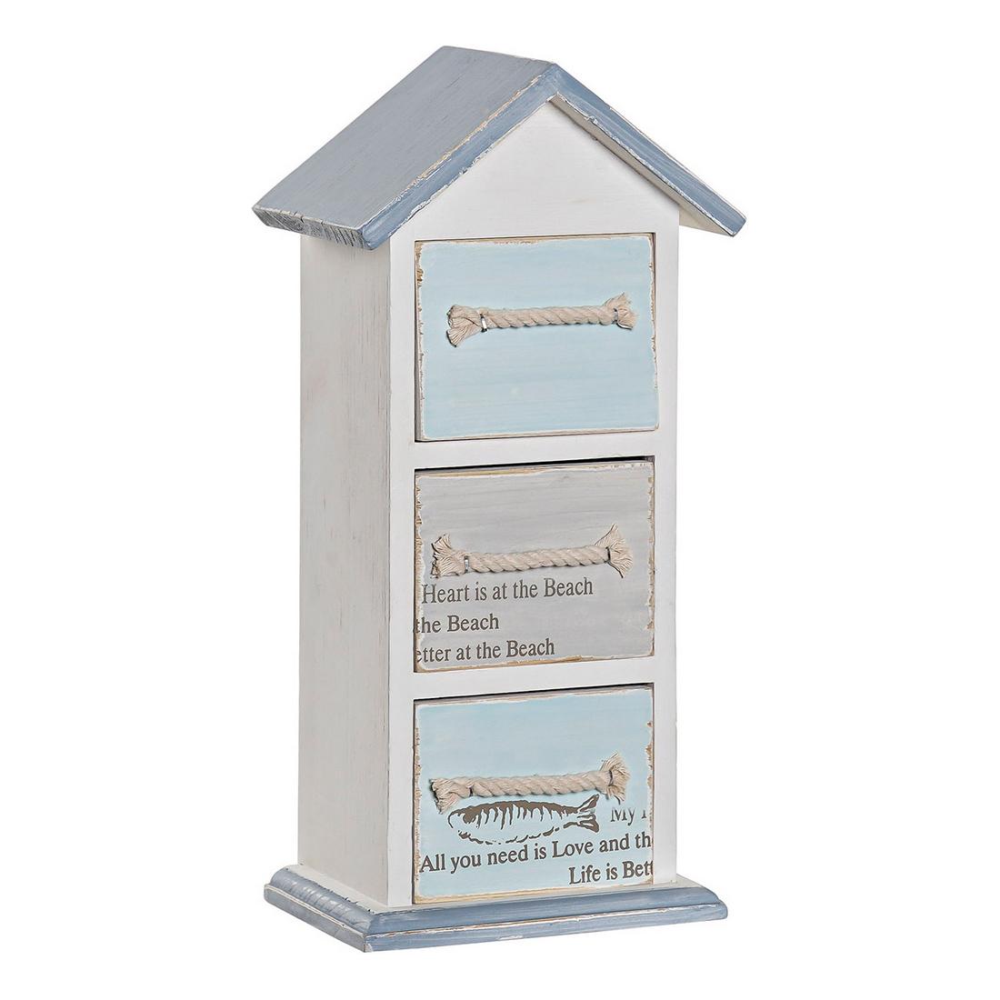 Cassettiera DKD Home Decor Legno MDF (14 x 9.5 x 30 cm)