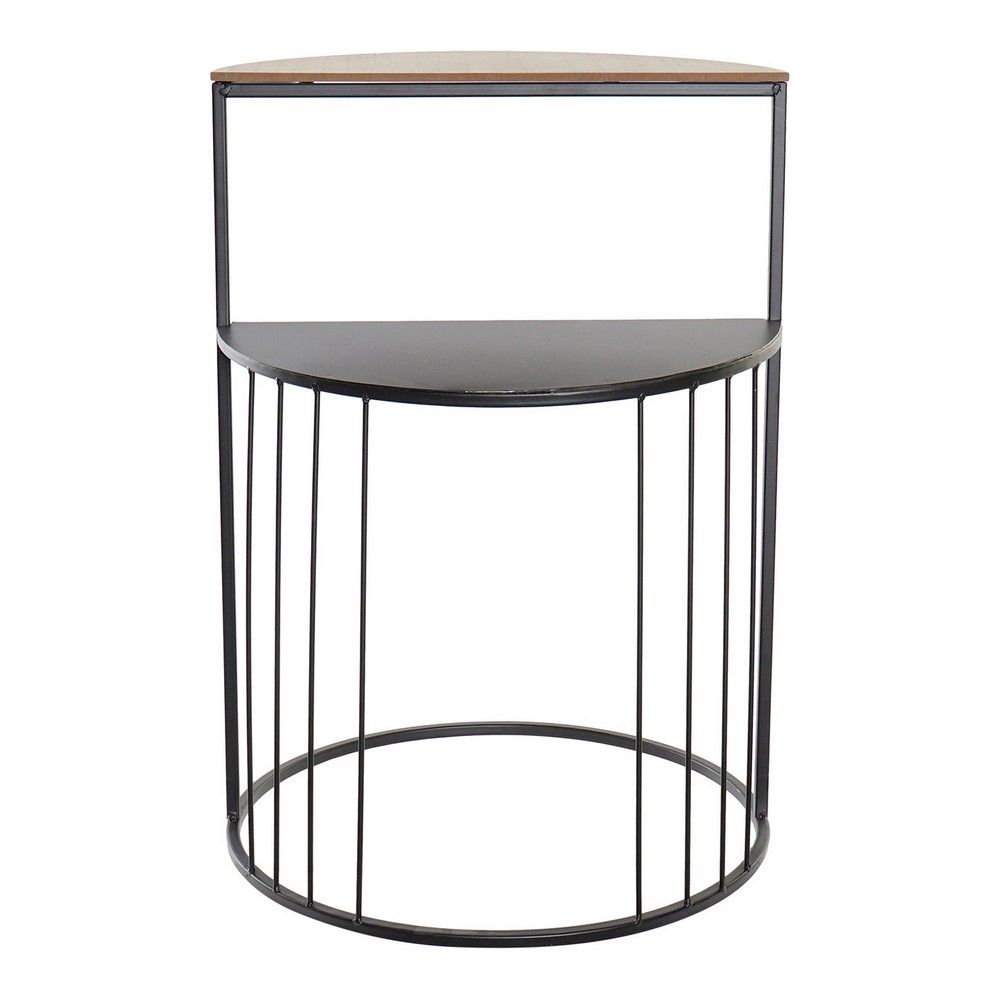 Tavolo aggiuntivo DKD Home Decor Nero Ferro Legno MDF (40 x 40 x 56 cm)