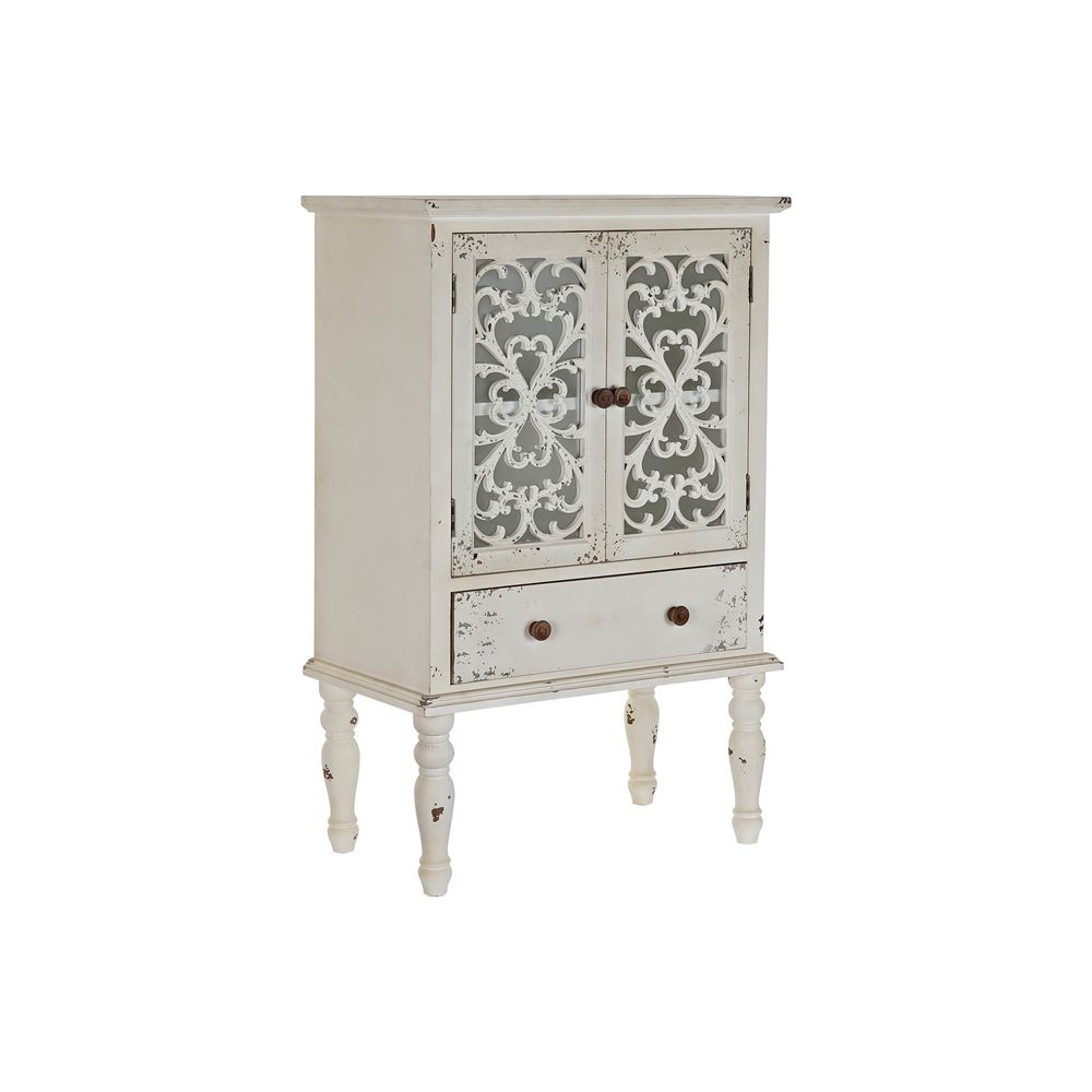 Credenza DKD Home Decor Abete Cristallo Bianco (71 x 40 x 111 cm)