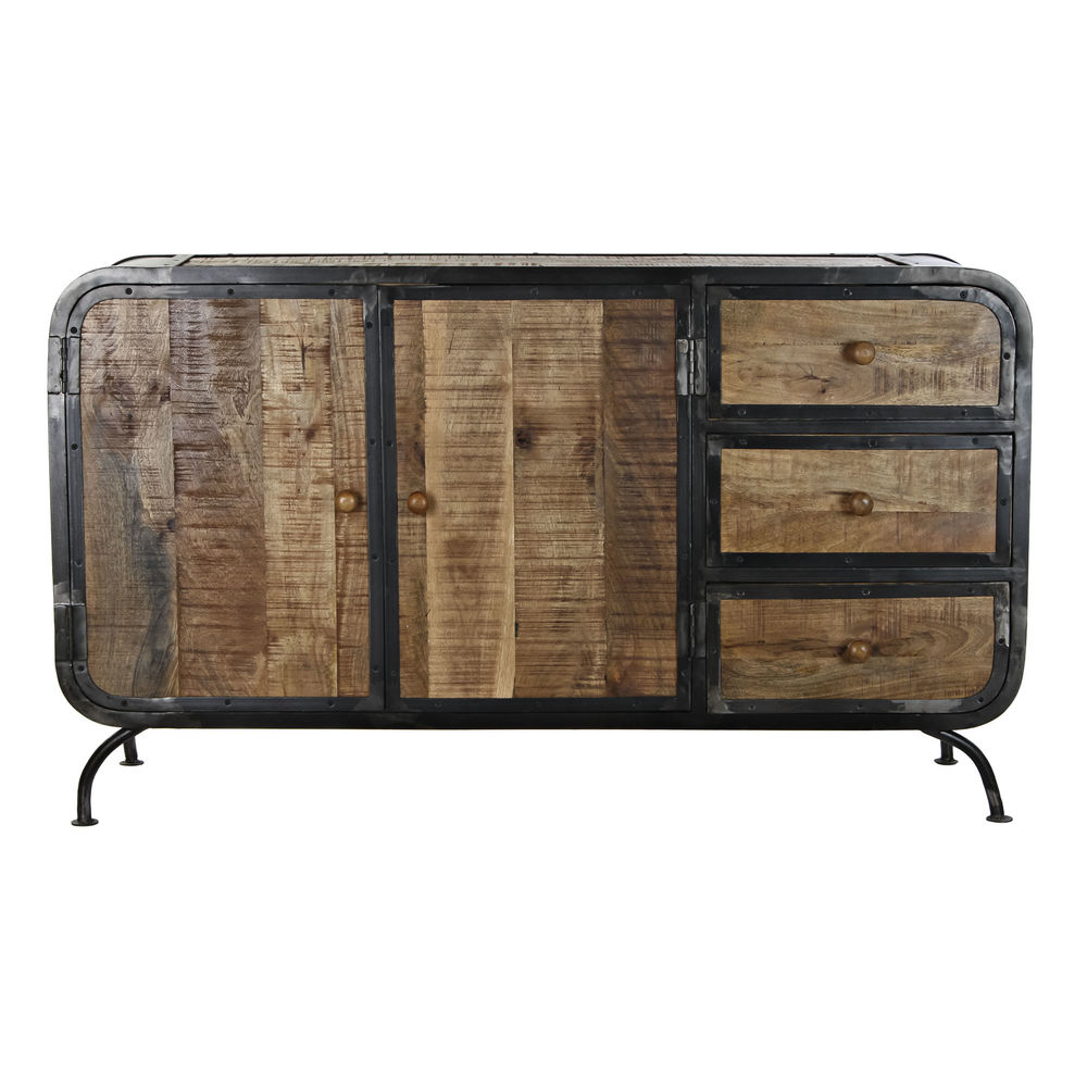 Credenza DKD Home Decor Metallo Legno di mango (140 x 43 x 80 cm)