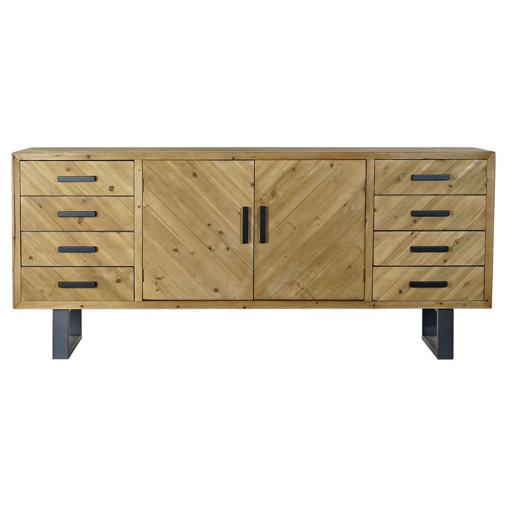 Credenza DKD Home Decor 8424001831326 Abete Metallo (180 x 40 x 80 cm)