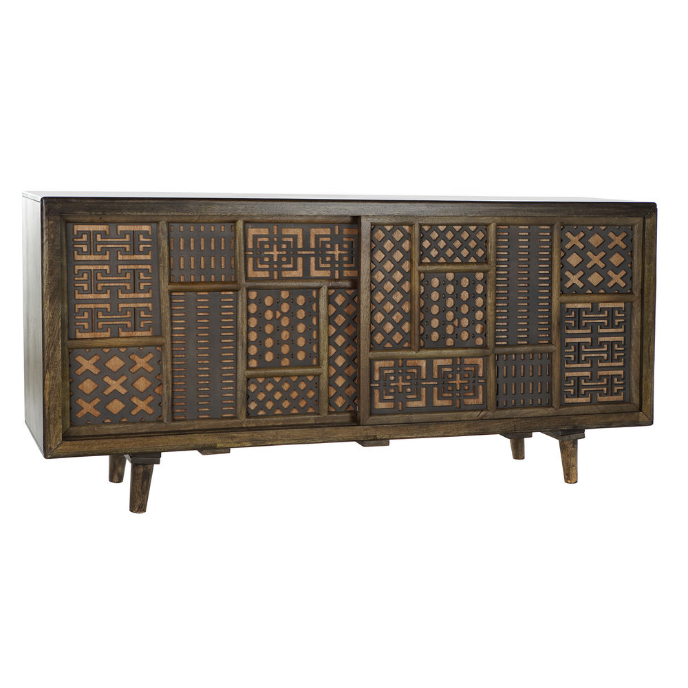 Credenza DKD Home Decor Legno di mango Legno MDF (160 x 38 x 75 cm)
