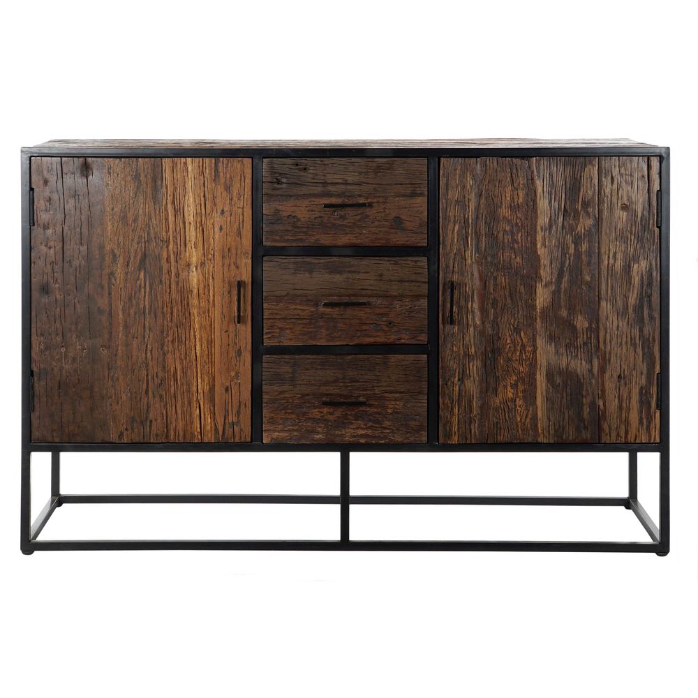 Credenza DKD Home Decor Legno Metallo Legno di mango (140 x 43 x 91 cm)