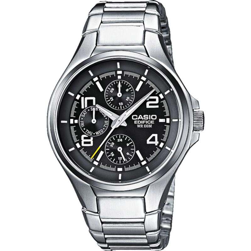 Orologio Uomo CASIO EF-31_M EDIFICE 10 YEAR BATTERY WATER 100 MT RESISTENT Cassa Acciaio Inossidabile mm41