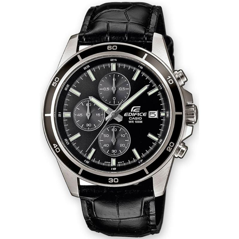 Orologio Uomo CASIO EFR-52_M EDIFICE CRONOGRAFO WATER 100 MT RESISTENT Cassa Acciaio Inossidabile mm48