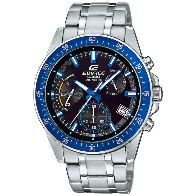 Orologio Uomo CASIO EFV-5_M  EDIFICE CRONOGRAFO WATER 100 MT RESISTENT Cassa Acciaio Inossidabile mm44