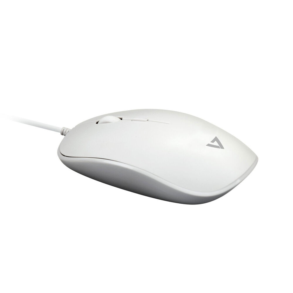 Mouse V7 MU200-WHT            Bianco