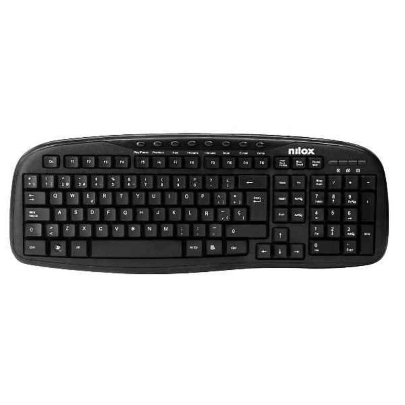 Tastiera Nilox MTKEYBOARD Nero
