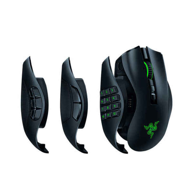 Mouse Gaming Razer Naga Pro RGB 6400 DPI Nero