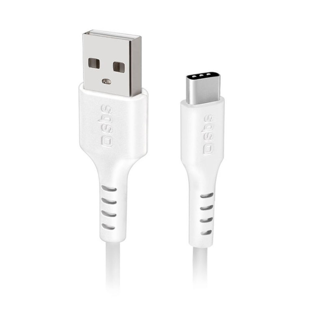 Cavo USB A 2.0 con USB C SBS CA19462369 1,5 m Bianco