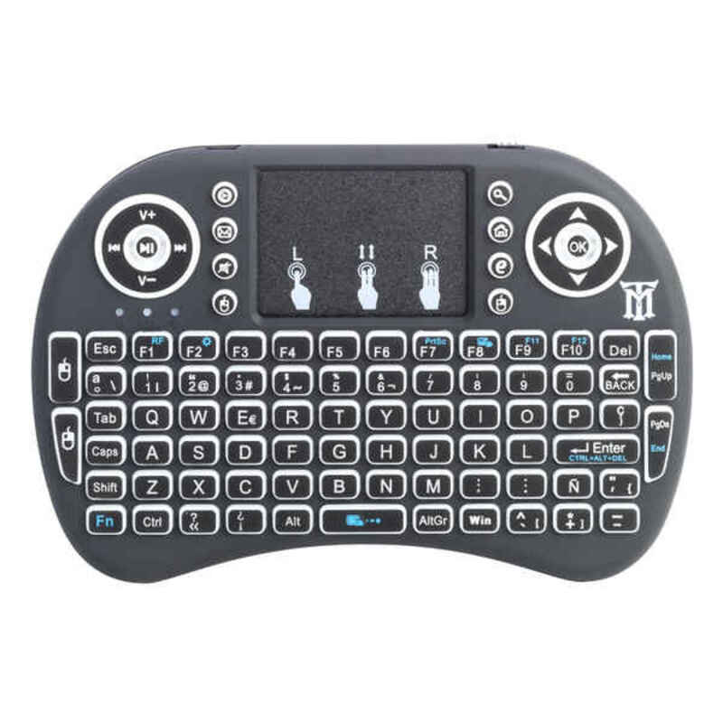 Tastiera Wireless Maillon Technologique SMART TV Nero