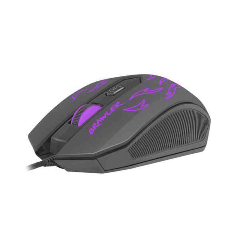 Mouse Gaming Fury Brawler 1600 DPI Nero