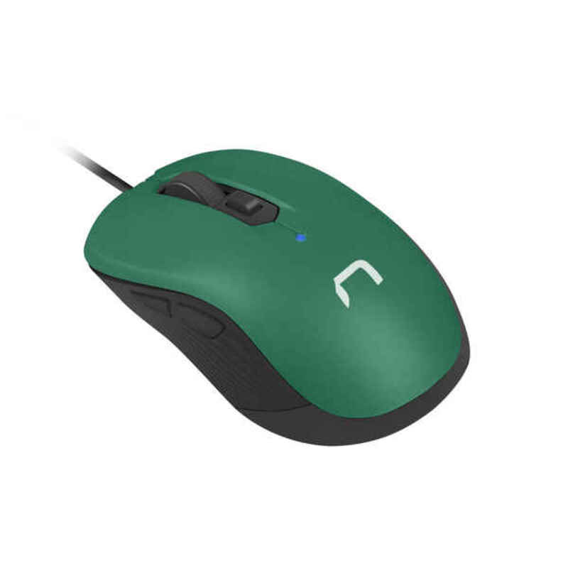 Mouse con Cavo e Sensore Ottico Natec DRAKE 3200 DPI Verde
