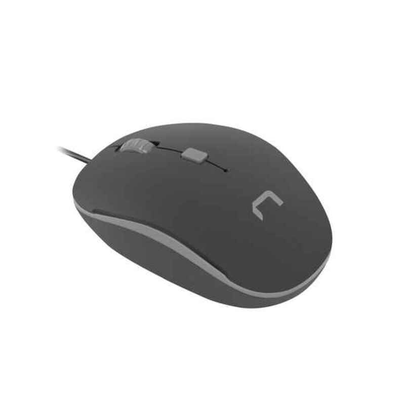 Mouse con Cavo e Sensore Ottico Natec Sparrow 1200 DPI Nero