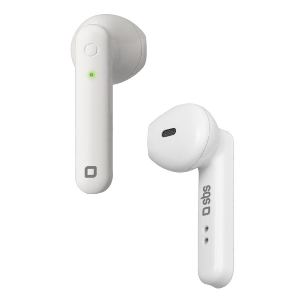 Auricolari Bluetooth SBS ?TEEARTWSHOPBTW 300 mAh Bianco